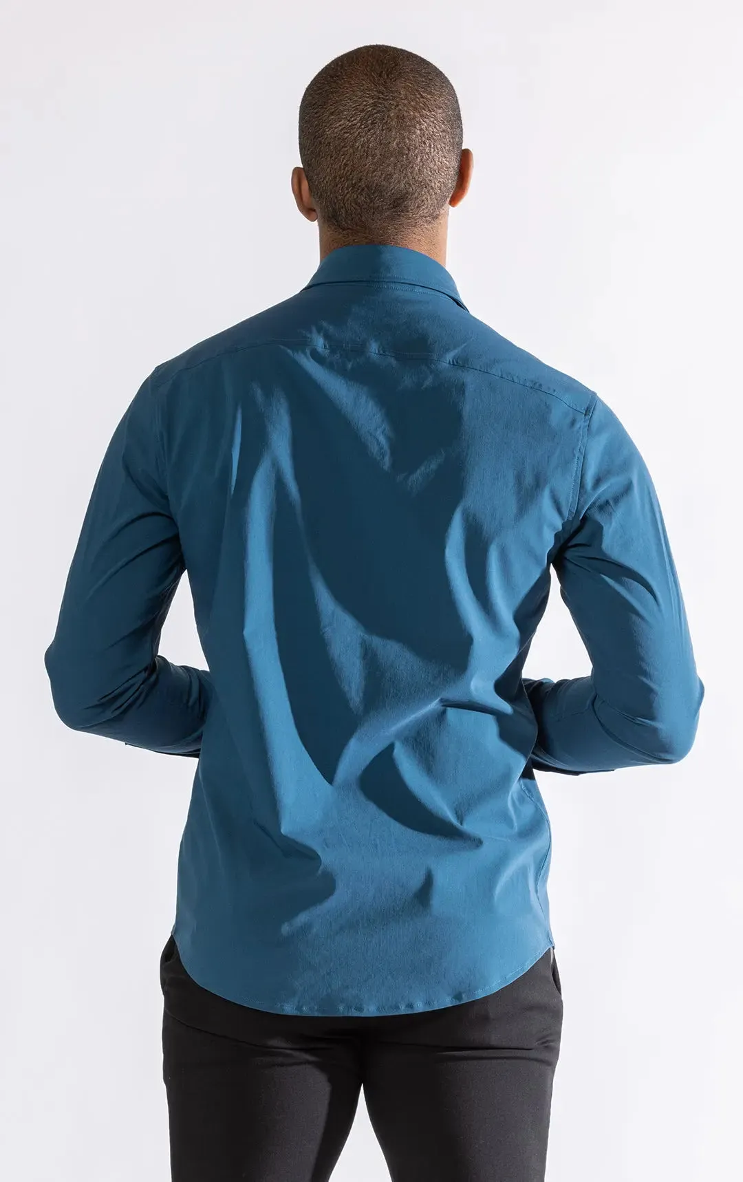 STRETCH SUMMER WOOL SHIRT - CLEARANCE