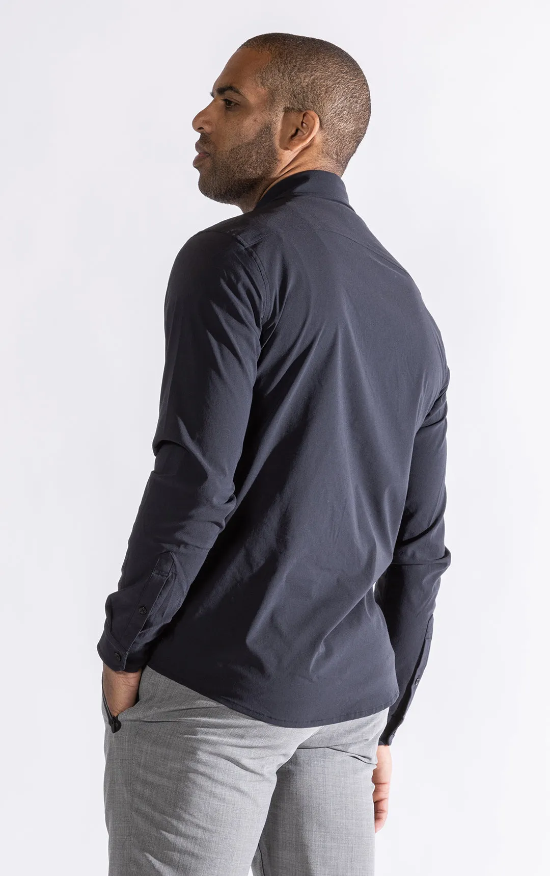 STRETCH SUMMER WOOL SHIRT - CLEARANCE