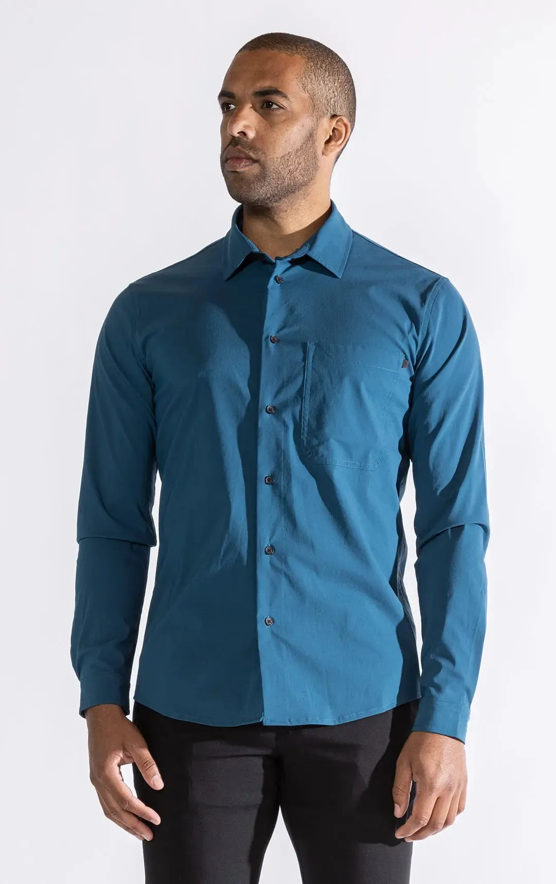 STRETCH SUMMER WOOL SHIRT - CLEARANCE