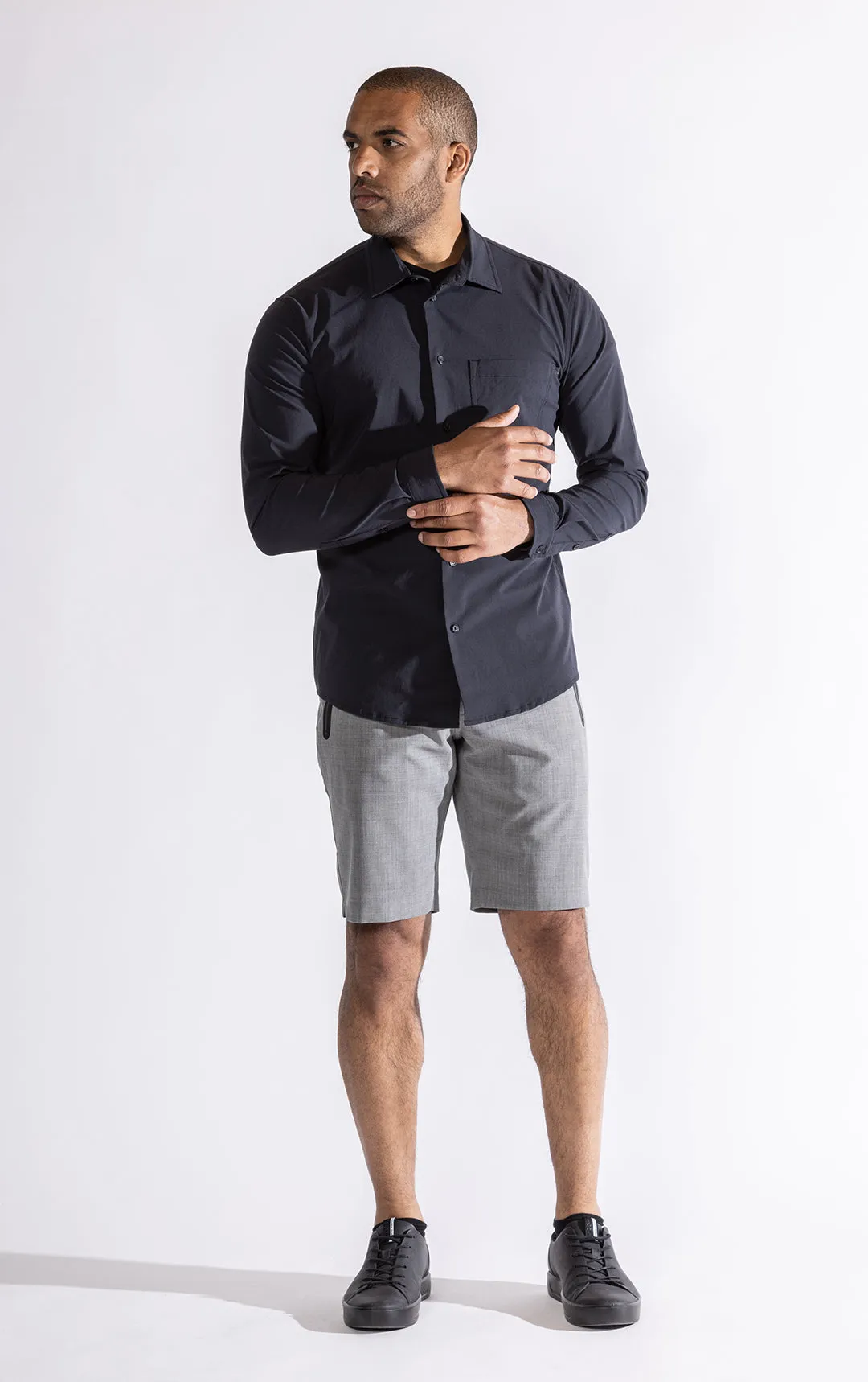 STRETCH SUMMER WOOL SHIRT - CLEARANCE