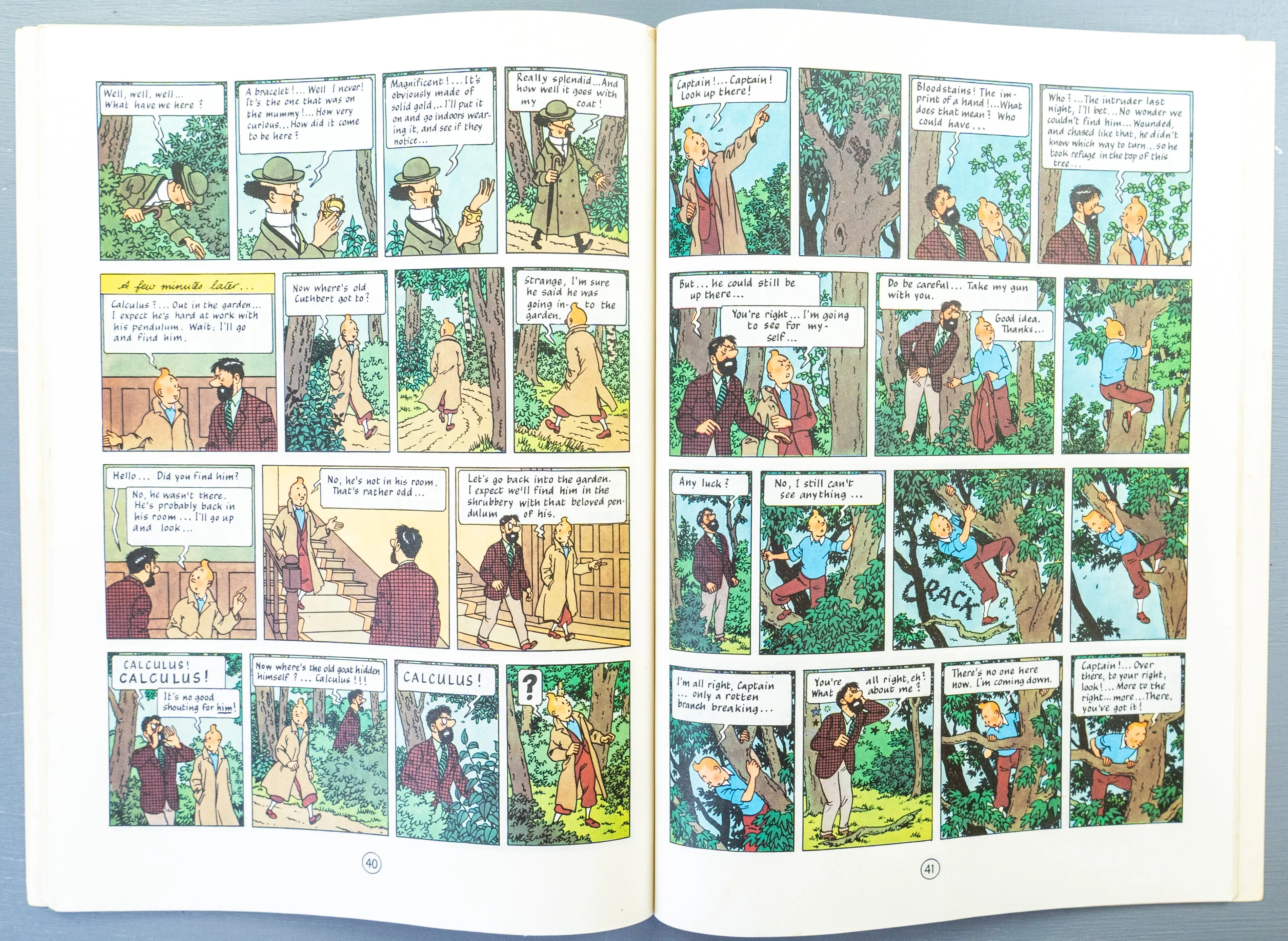 The Seven Crystal Balls - Tintin Magnet UK Paperback Edition Book 1980s