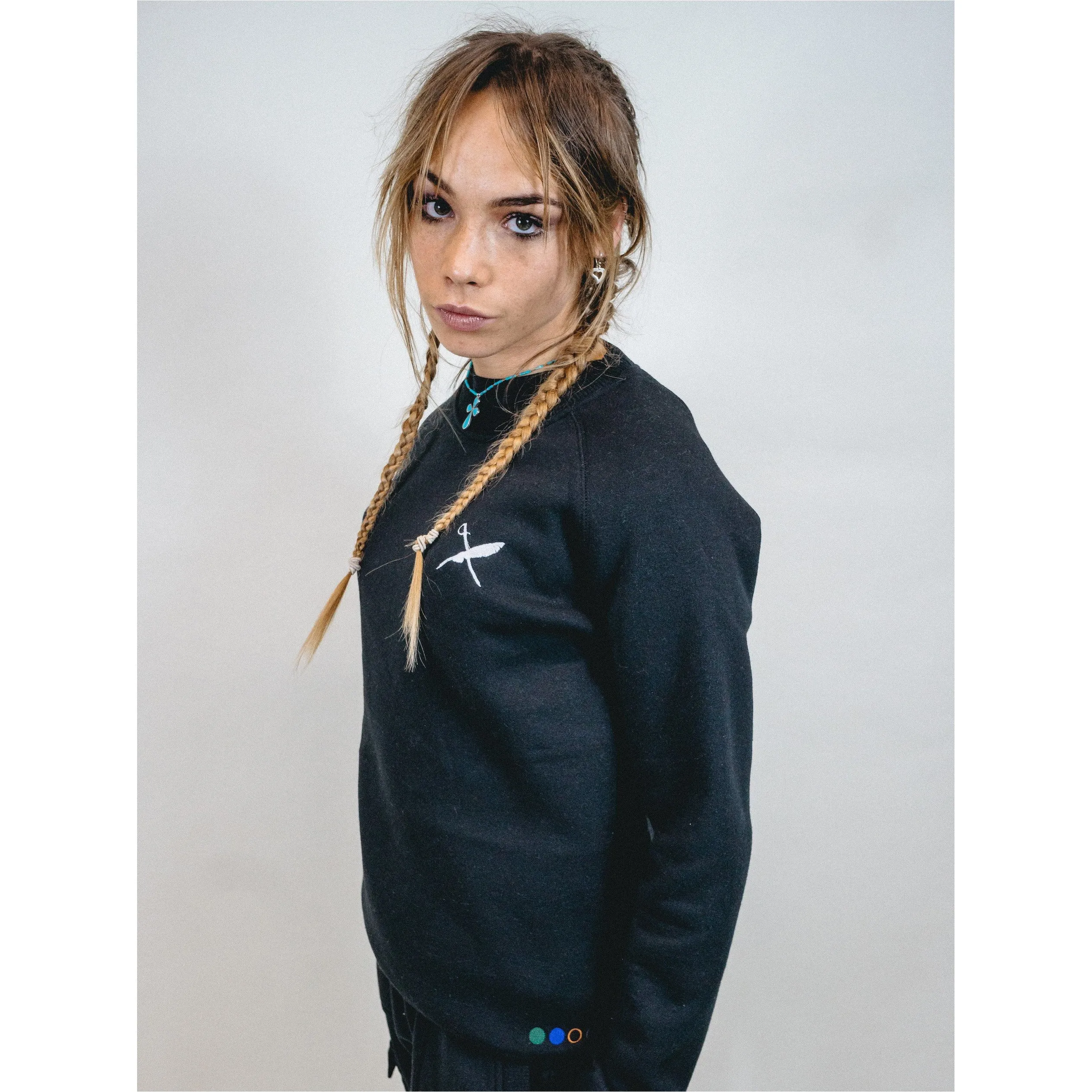 UNISEX BOBBY PULLOVER IN BLACK