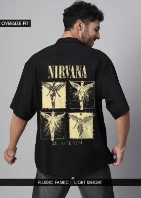 Vintage Nirvana Mens Fluidic Oversized Shirt