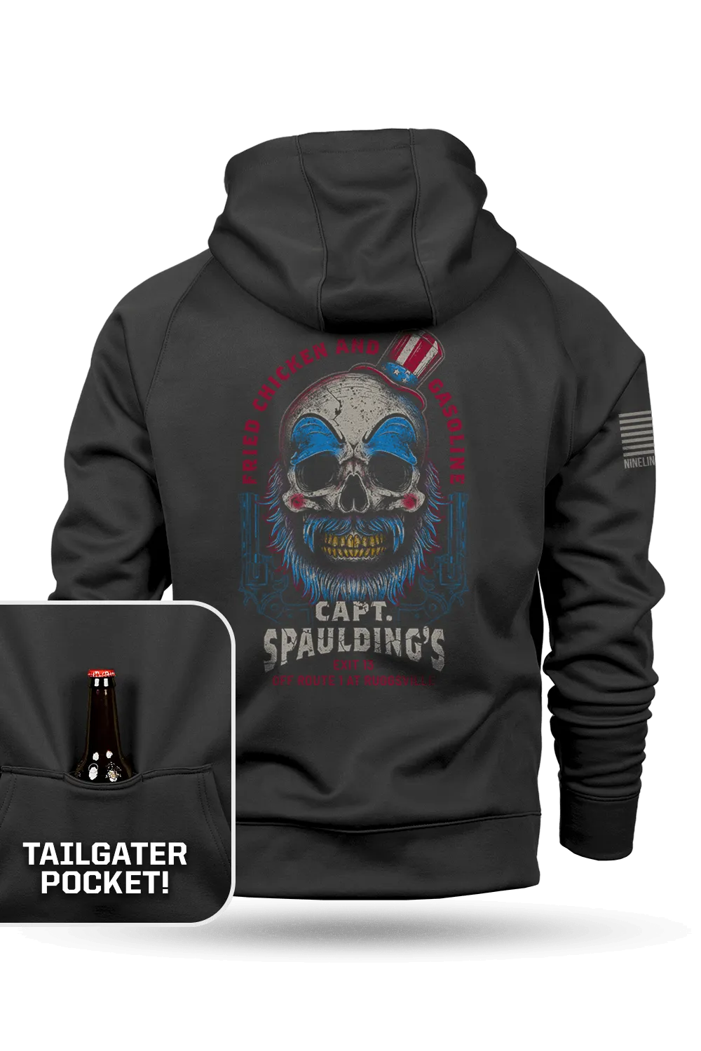 Welcome to Ruggsville - Raglan Tailgater Hoodie